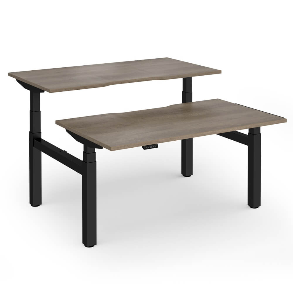 Elev8 Luxe Sit-Stand Back-To-Back Desks