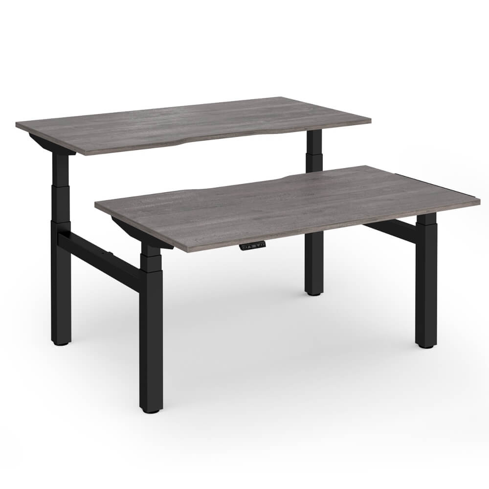 Elev8 Luxe Sit-Stand Back-To-Back Desks