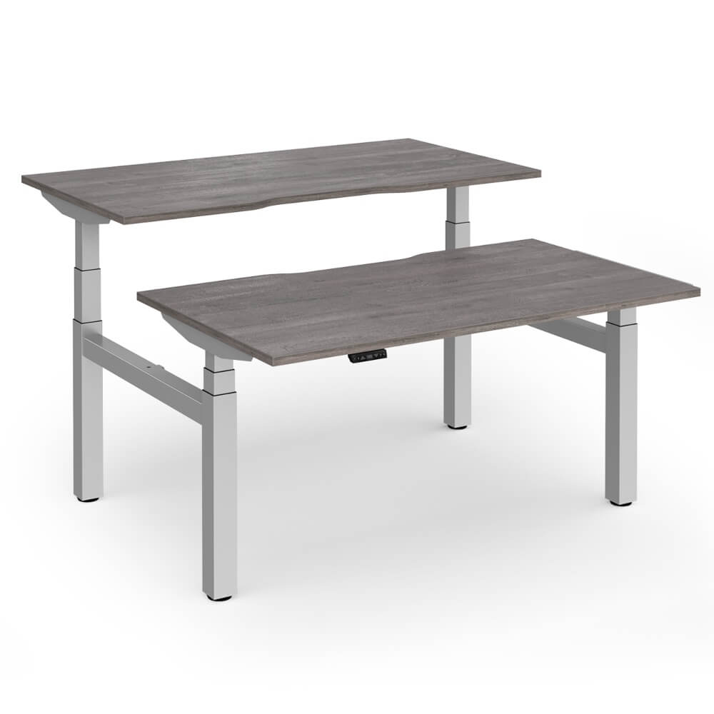 Elev8 Luxe Sit-Stand Back-To-Back Desks