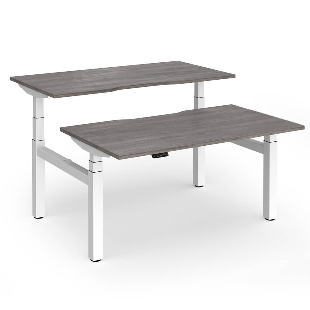 Elev8 Luxe Sit-Stand Back-To-Back Desks