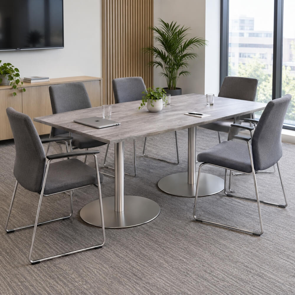 Eternal Rectangular Boardroom Table for 6 People