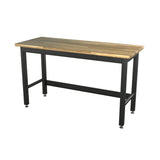 Flatpack Workbench with Solid Wood Worktop