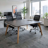Fuze Square Boardroom Table 8 People