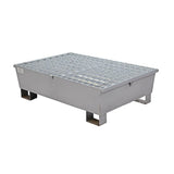 Galvanised Drum Spill Pallet for 2 Drums