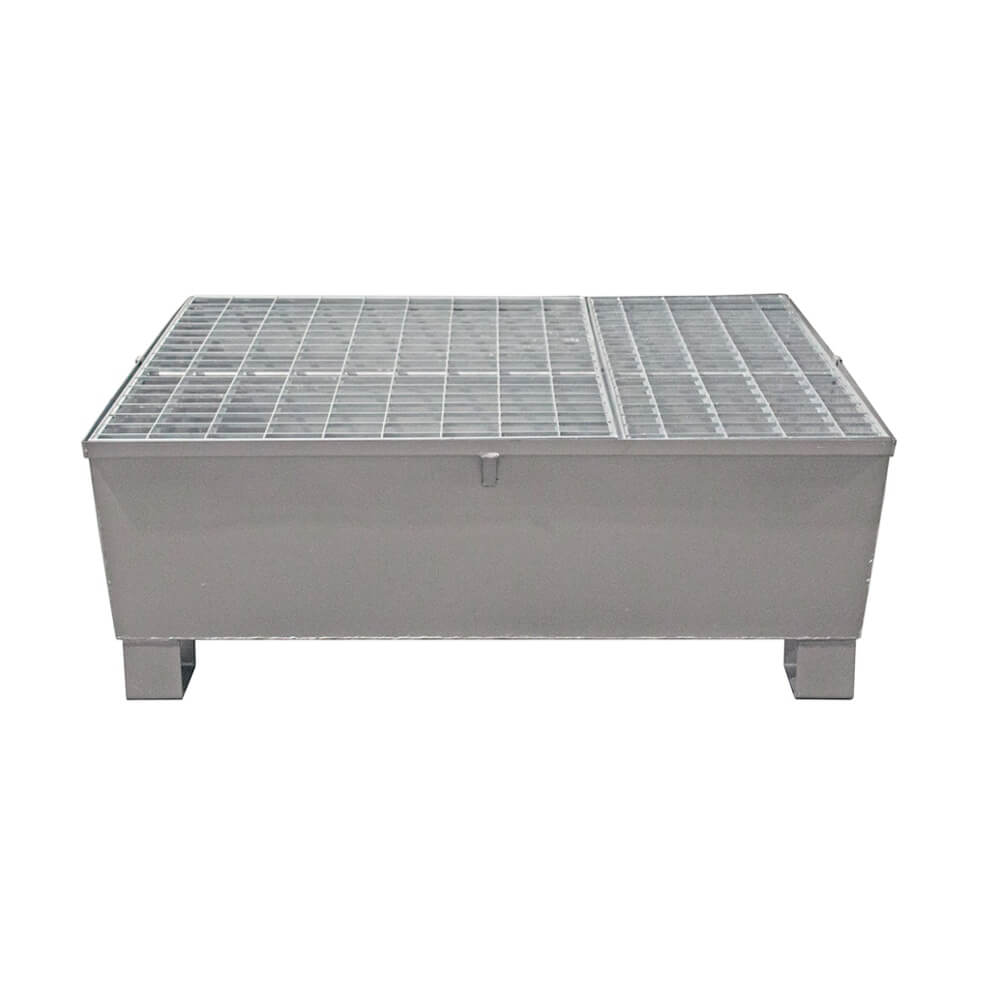Galvanised Drum Spill Pallet for 4 Drums
