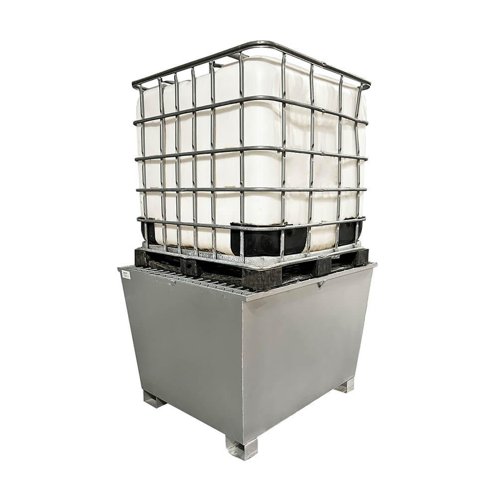 Galvanised IBC Spill Pallet for 1 IBC