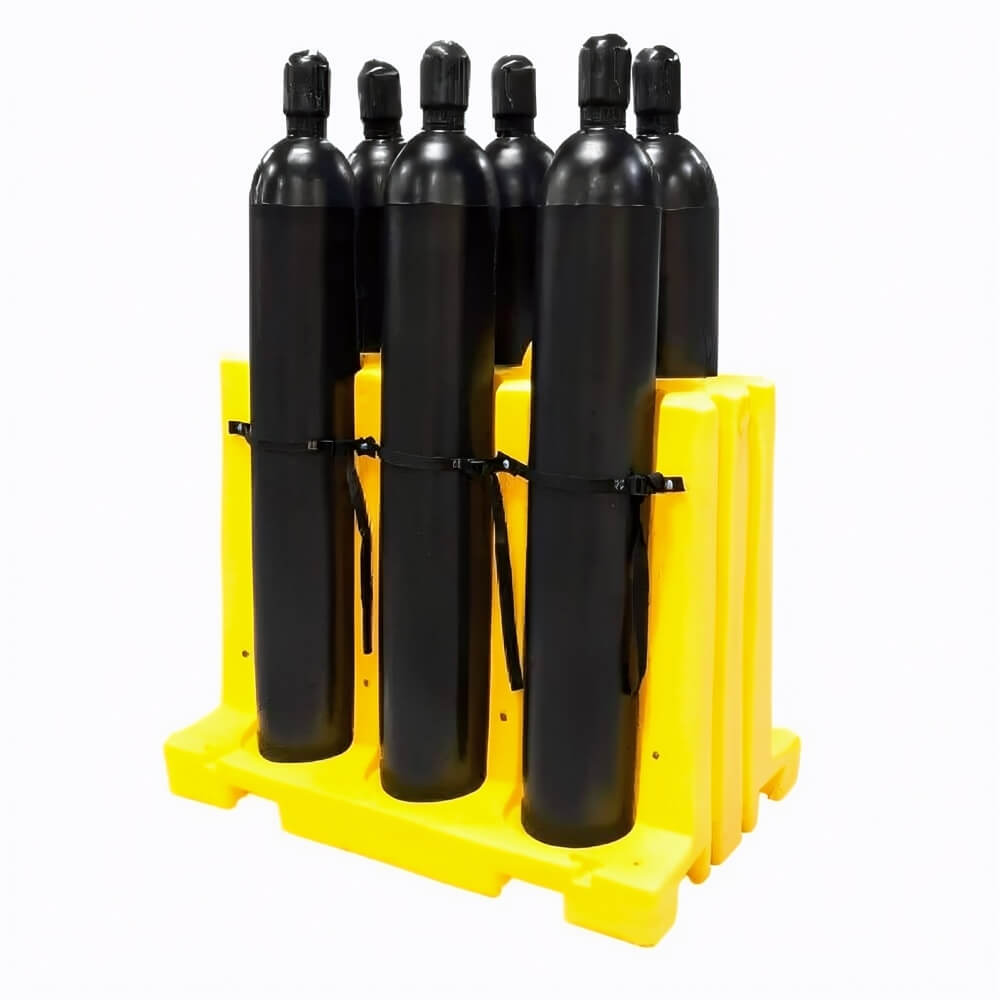 Gas Cylinder Stand for 6 Cylinders