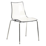 Gecko Chair with Chrome Legs
