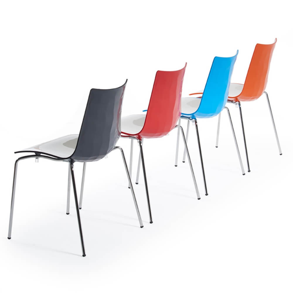 Gecko Chair with Chrome Legs