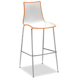 Gecko Stool with Chrome Legs