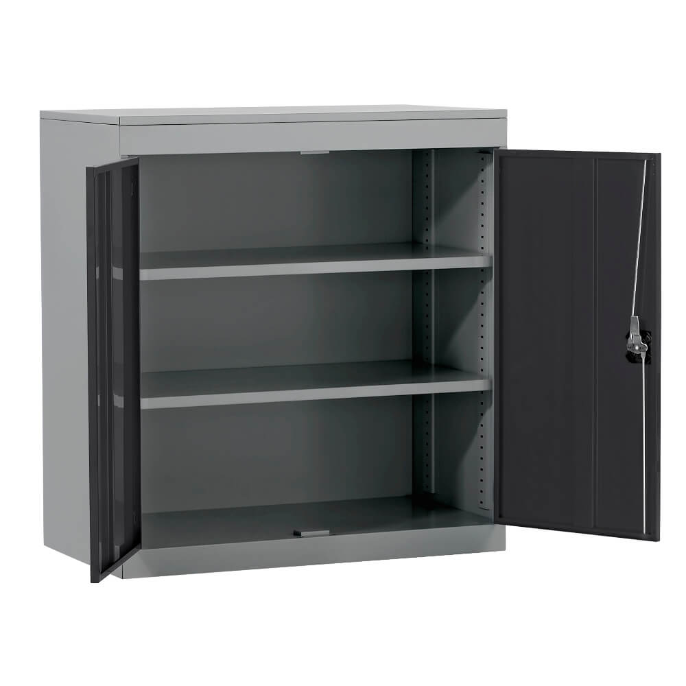 Half Height Cupboard with Silver Body