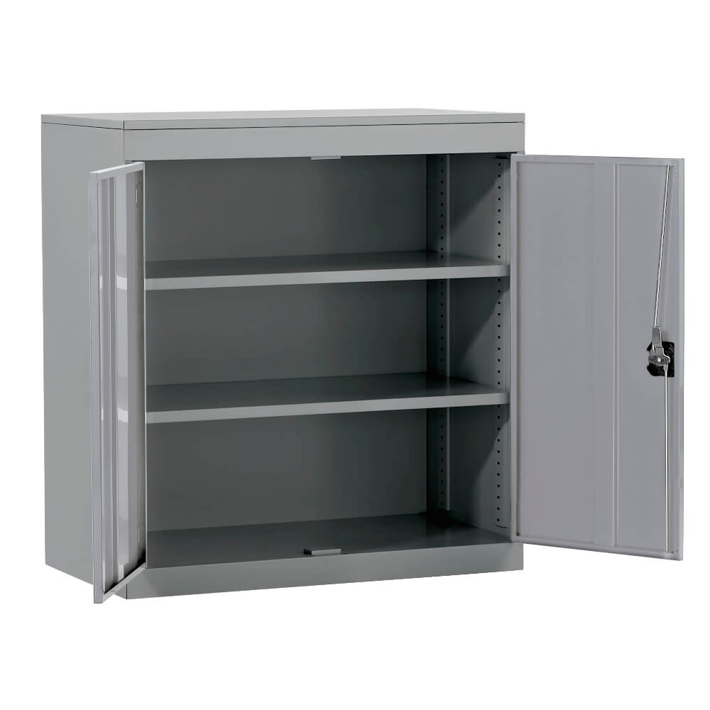 Half Height Cupboard with Silver Body