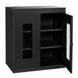 Half Height Vision Cupboard with Black Body