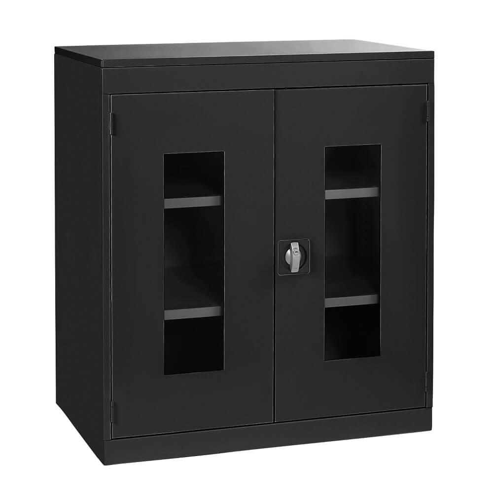 Half Height Vision Cupboard with Black Body