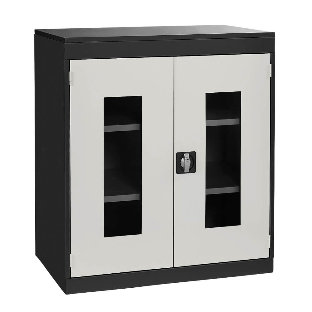 Half Height Vision Cupboard with Black Body