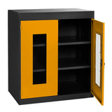 Half Height Vision Cupboard with Black Body