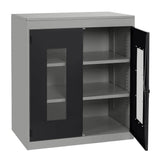 Half Height Vision Cupboard with Silver Body