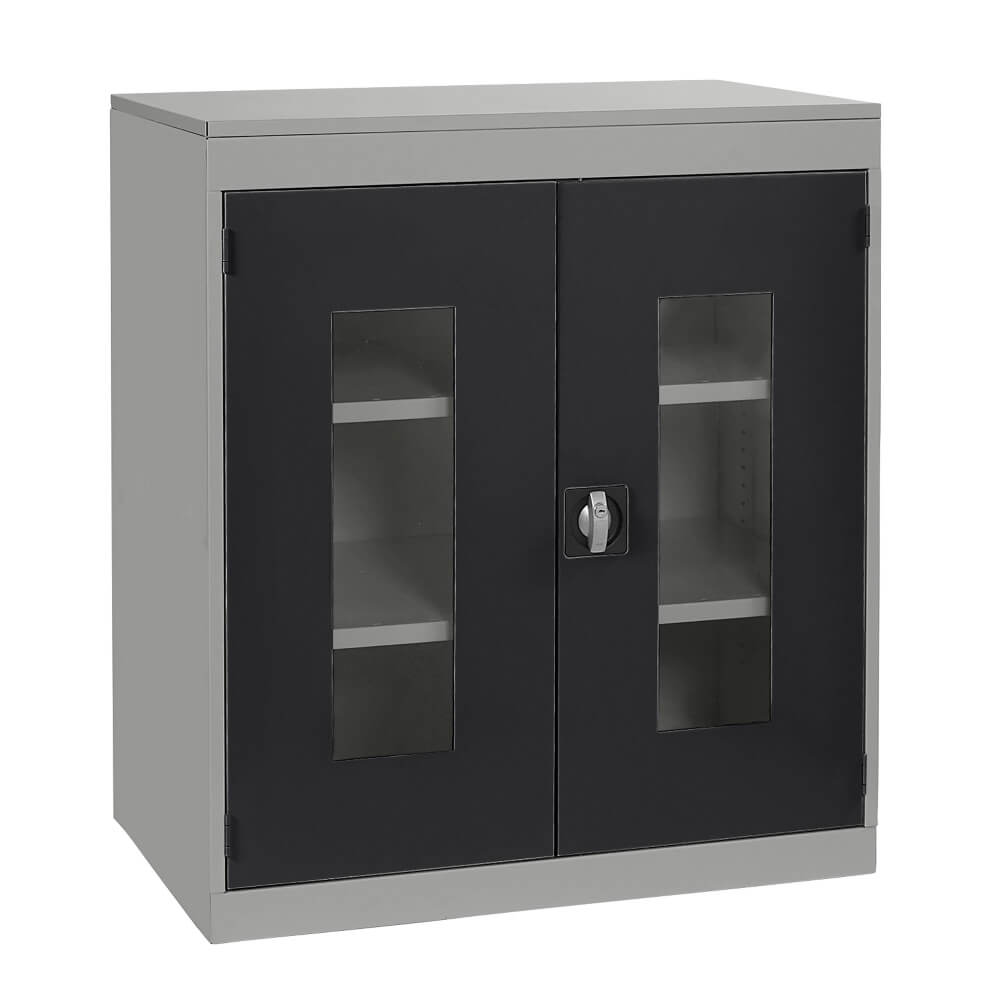 Half Height Vision Cupboard with Silver Body