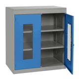 Half Height Vision Cupboard with Silver Body