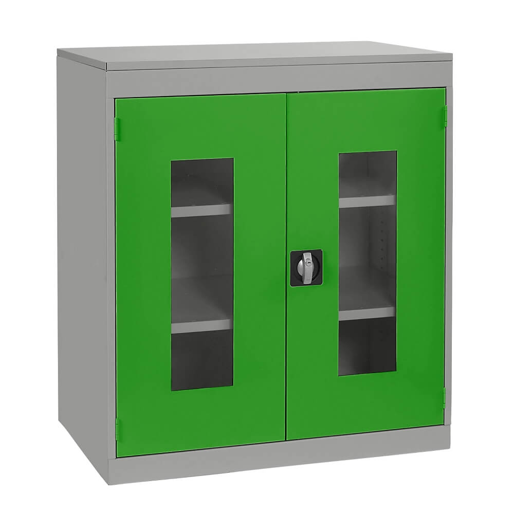 Half Height Vision Cupboard with Silver Body