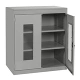 Half Height Vision Cupboard with Silver Body