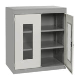 Half Height Vision Cupboard with Silver Body