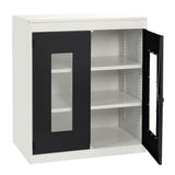 Half Height Vision Cupboard with White Body