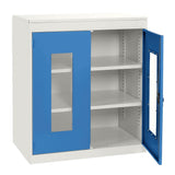 Half Height Vision Cupboard with White Body