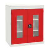 Half Height Vision Cupboard with White Body