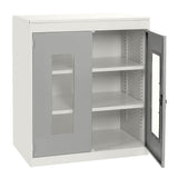 Half Height Vision Cupboard with White Body