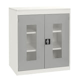 Half Height Vision Cupboard with White Body
