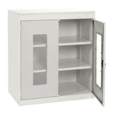 Half Height Vision Cupboard with White Body