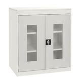 Half Height Vision Cupboard with White Body
