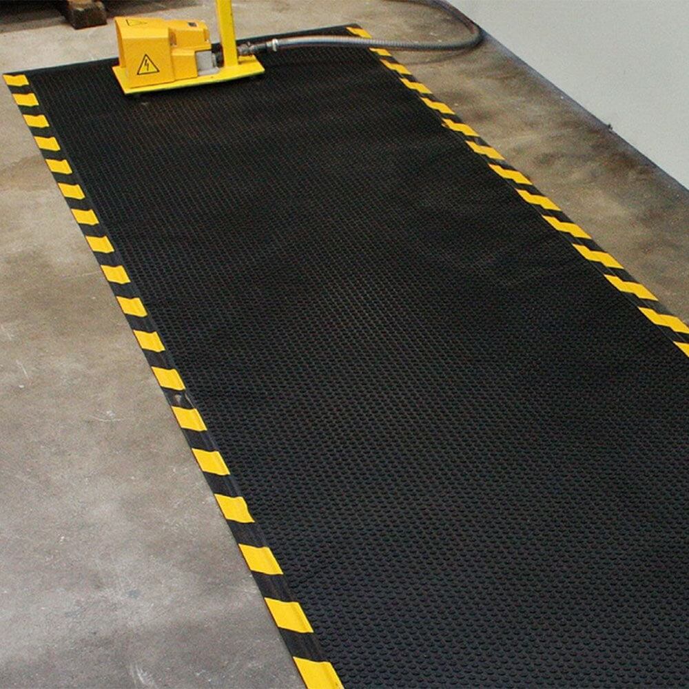 Happy Feet Matting - Black/Yellow