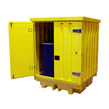 Hard Covered Spill Pallet for 4 Drums