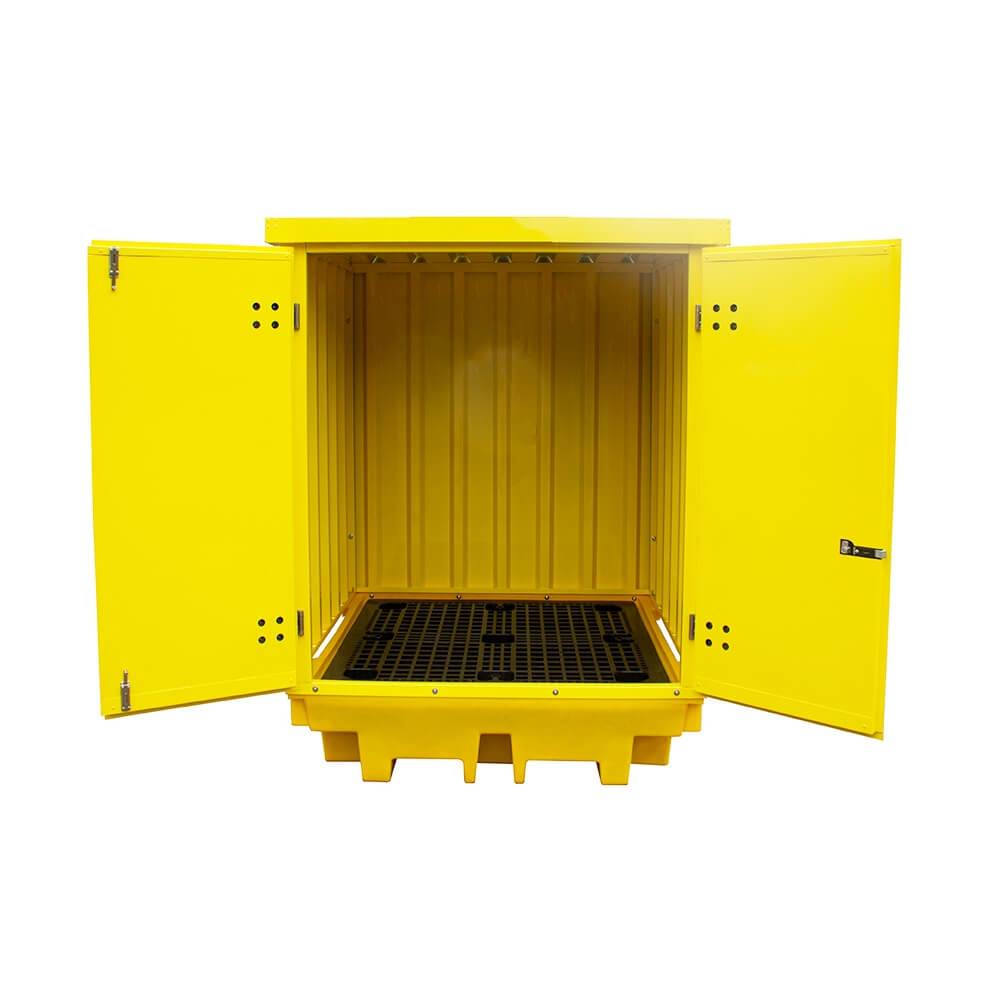 Hard Covered Spill Pallet for 4 Drums