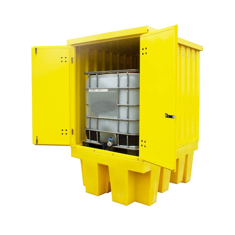 Hard Covered Spill Pallet for IBC