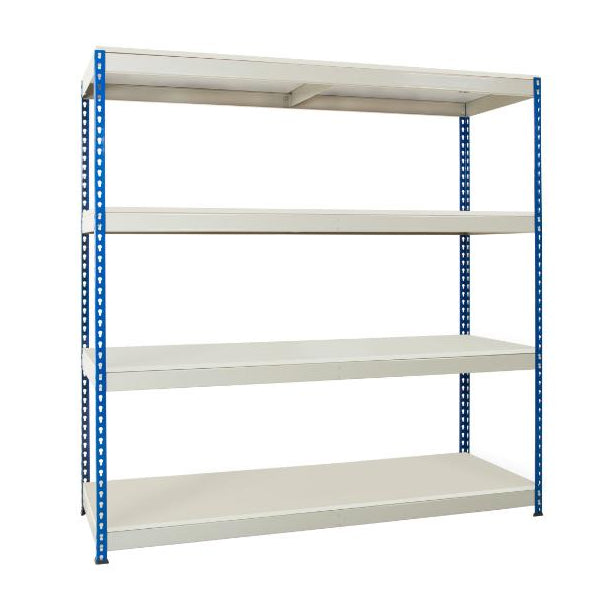 Heavy Rivet MFC Shelving - Blue and Grey