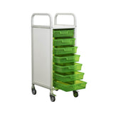 Hospital Storage Tray Trolley - 7 Small Trays