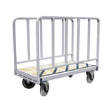 Hospital Trolley with Adjustable Jailbar Sides