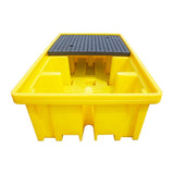 IBC Spill Pallet for 2 IBC - 4 Way FLT Access