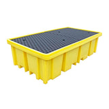 IBC Spill Pallet for 2 IBC - 4 Way FLT Access