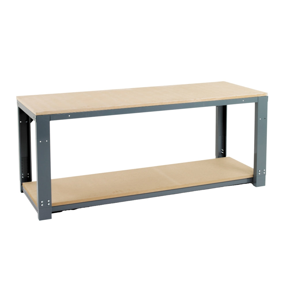 Heavy Duty Infinite Modular Workbench with Shelf - 2000mm Width