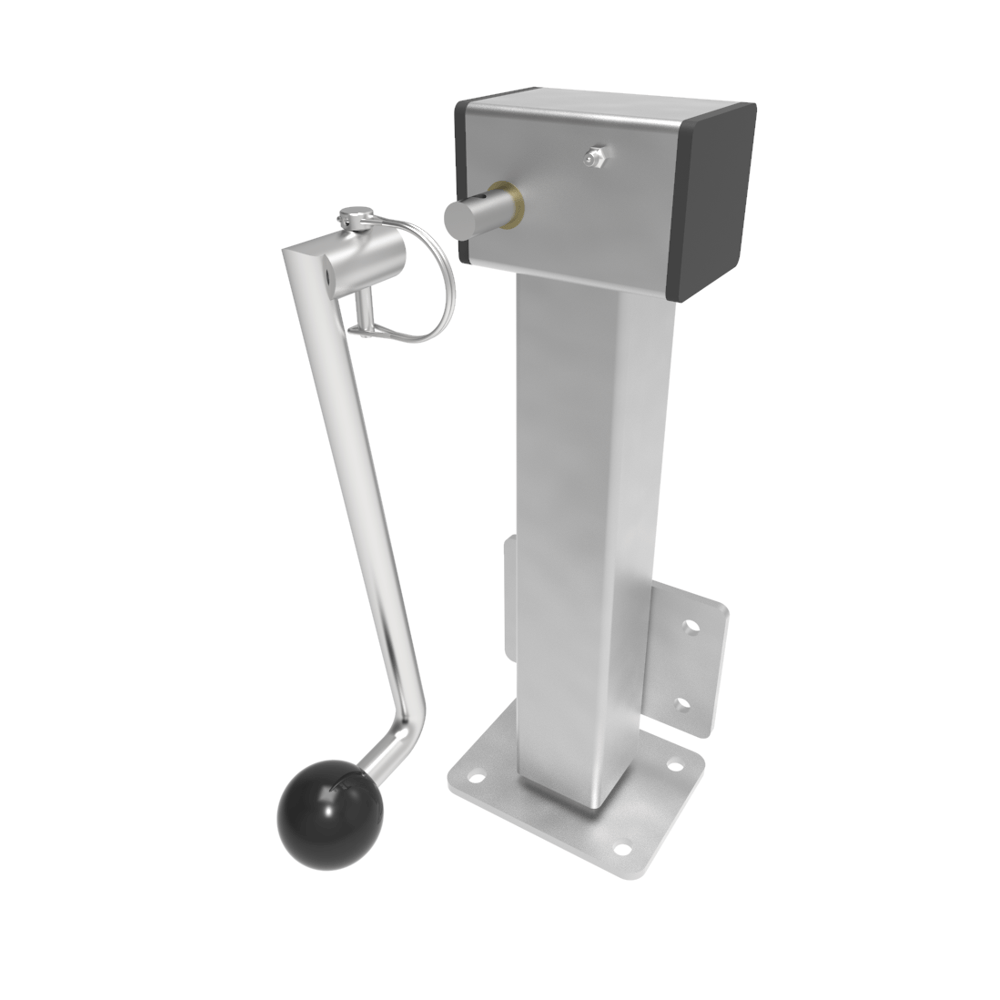 Side Winding Jacking Unit With Removable Handle