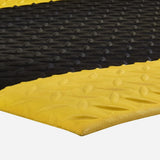 Kumfi Diamond Matting - Black/Yellow