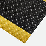 Kumfi Diamond Matting - Black/Yellow