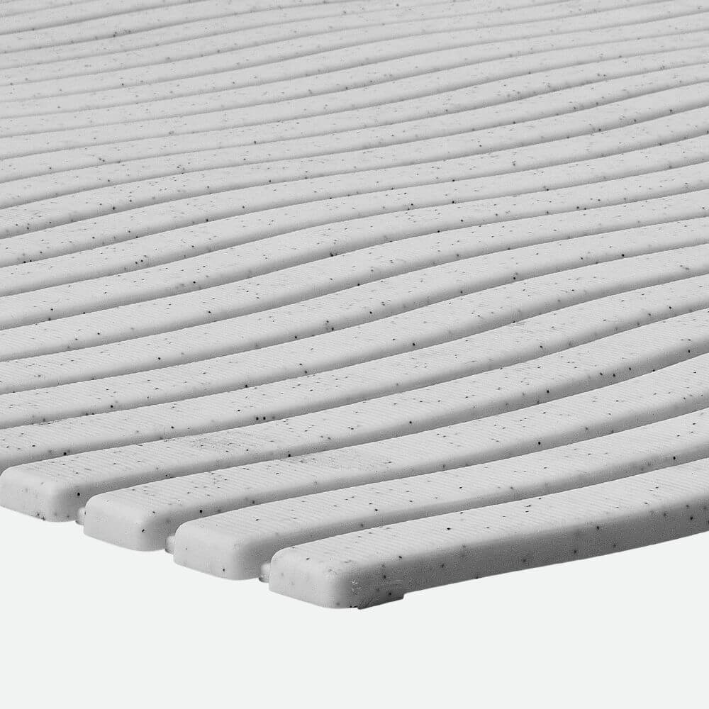 Kumfi Step Matting - Flecked White