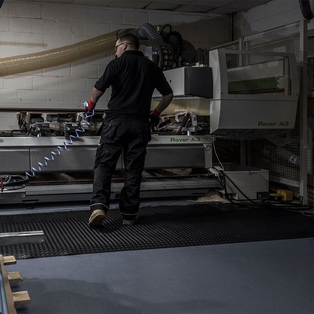 Kumfi Tough Matting - Black