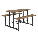 LOFT Outdoor Poseur Bench Set