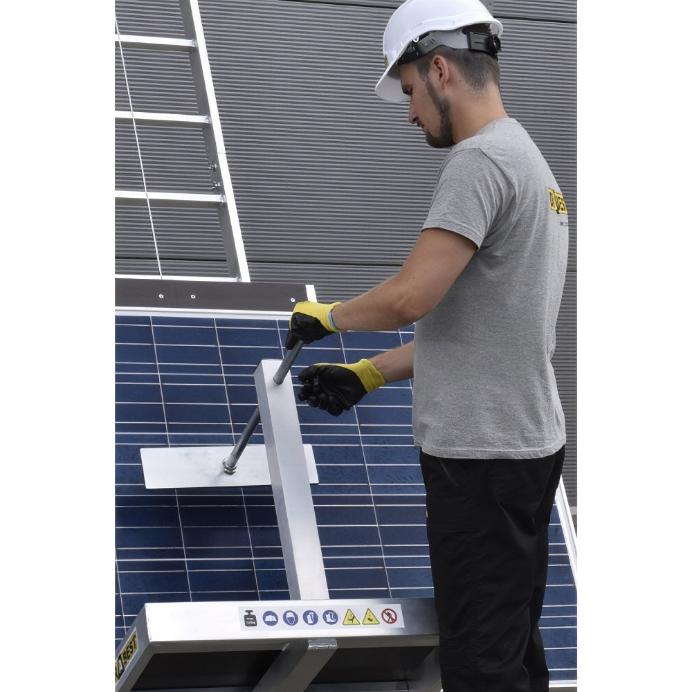Ladder Hoist with Transport Trolley for Photovoltaic Panels
